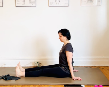 Band, stretches and cardio