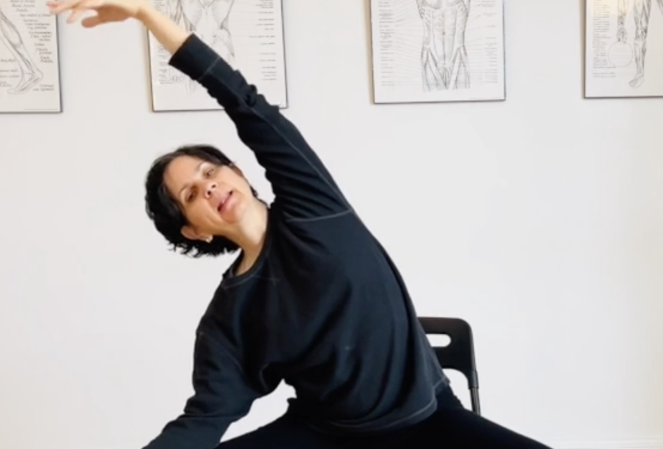 Pilates with seated chair work