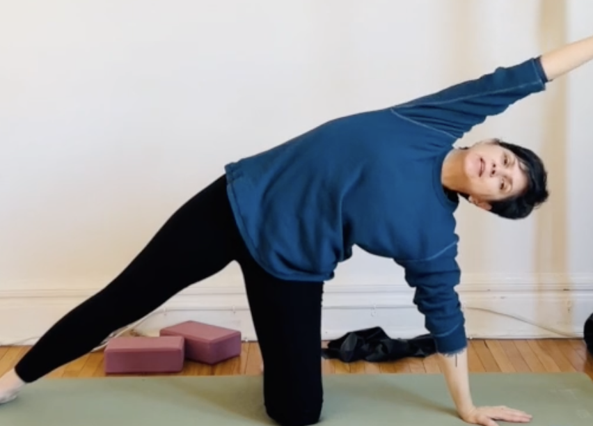 Pilates mat and plank work